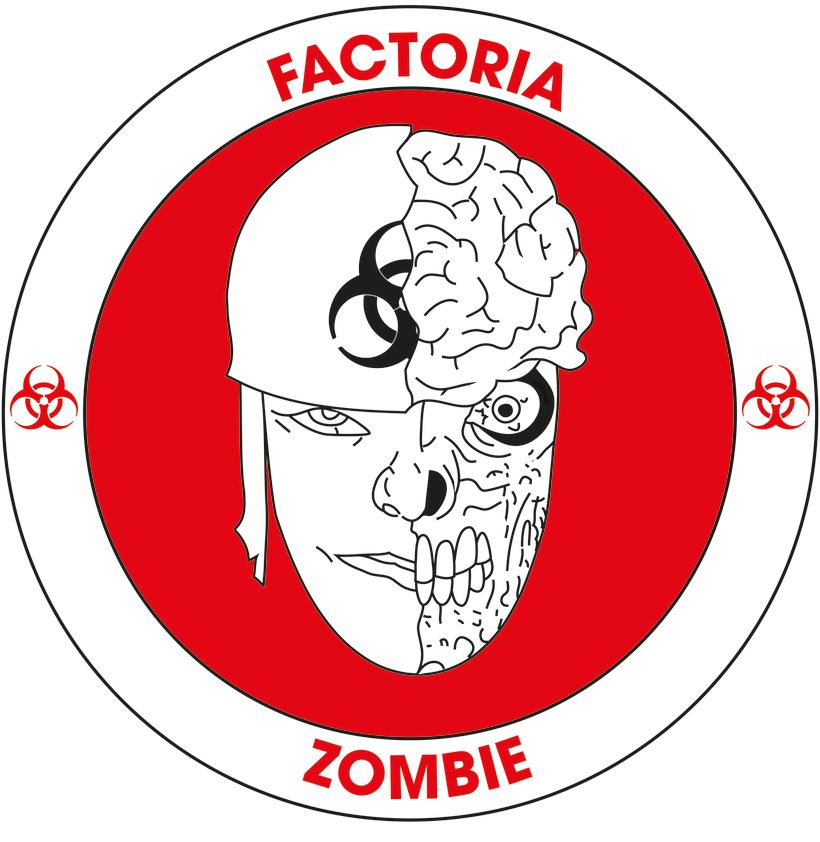 Diseño Logotipo - Parche para la empresa Factoría Zombie 3