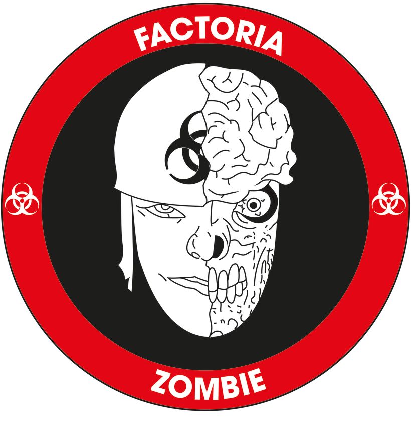 Diseño Logotipo - Parche para la empresa Factoría Zombie 5