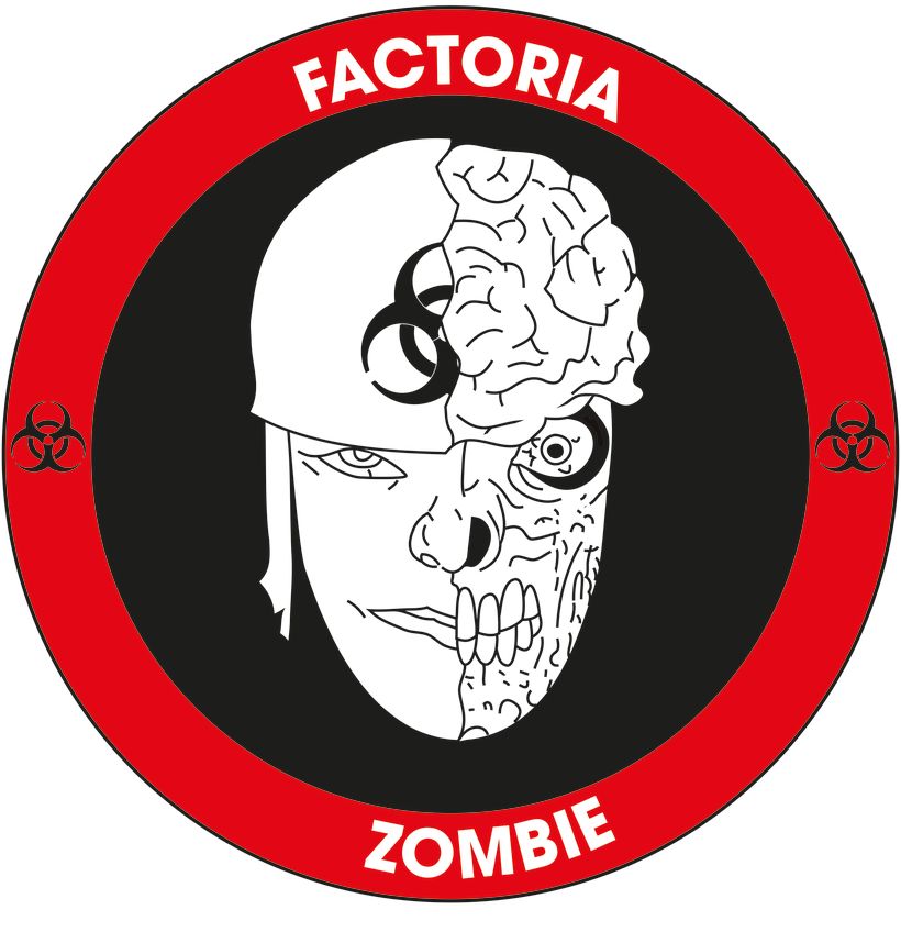 Diseño Logotipo - Parche para la empresa Factoría Zombie 7