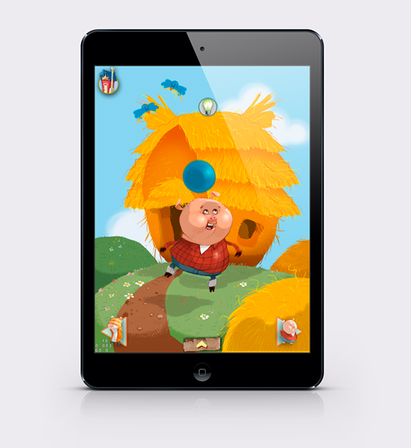Los Tres Cerditos -Libro Intercativo par iPad 9