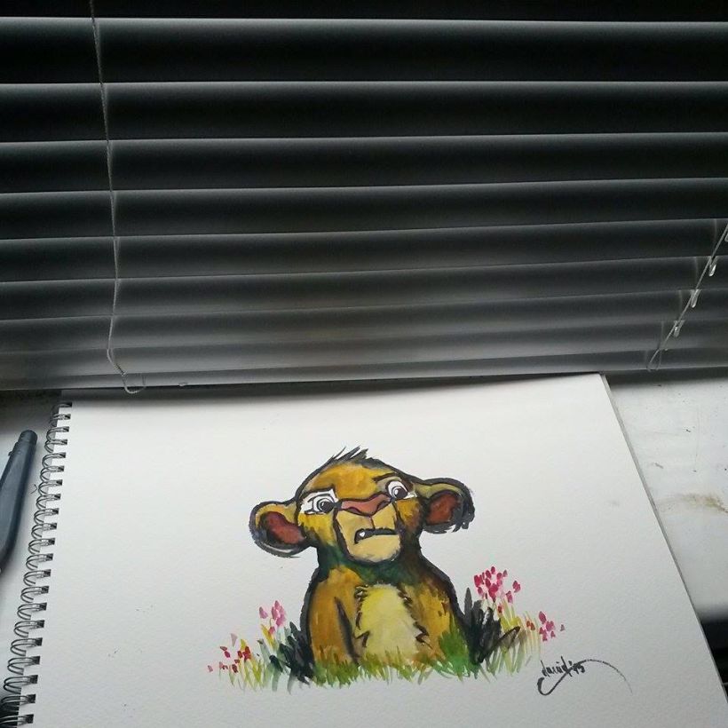 Simba Watercolor  0