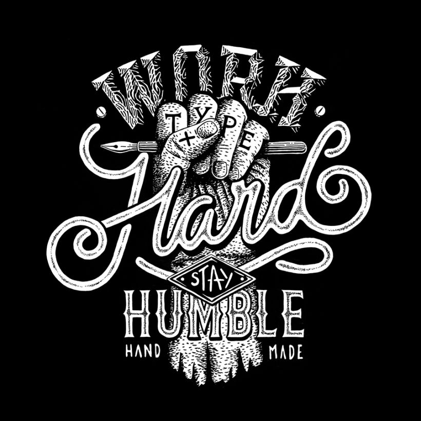 LETTER-INK · Video "Work Hard Stay Humble"  4