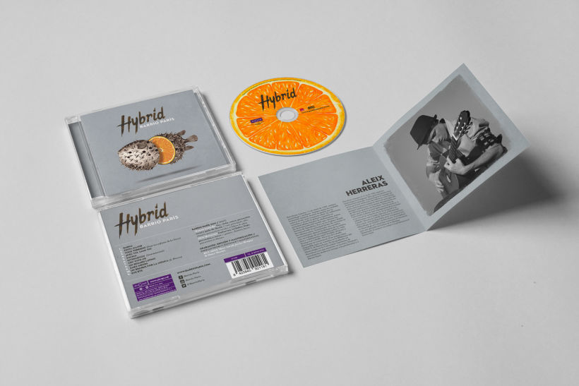 "Hybrid" album cover for Barrio París 4