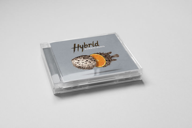 "Hybrid" album cover for Barrio París 2