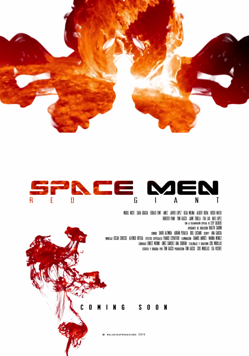 Poster Space Men  0
