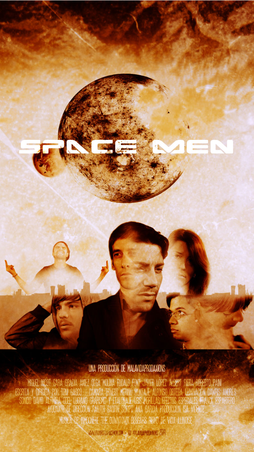 Poster Space Men  1