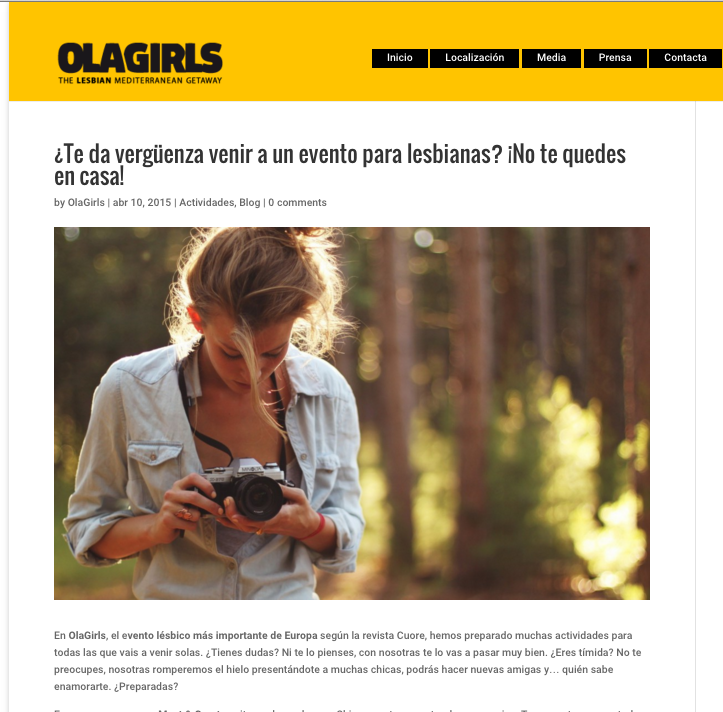 OlaGirls: comunicación, redes sociales y diseño 2