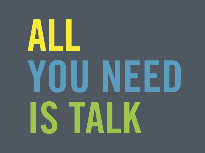 All you need is talk - Claim 1