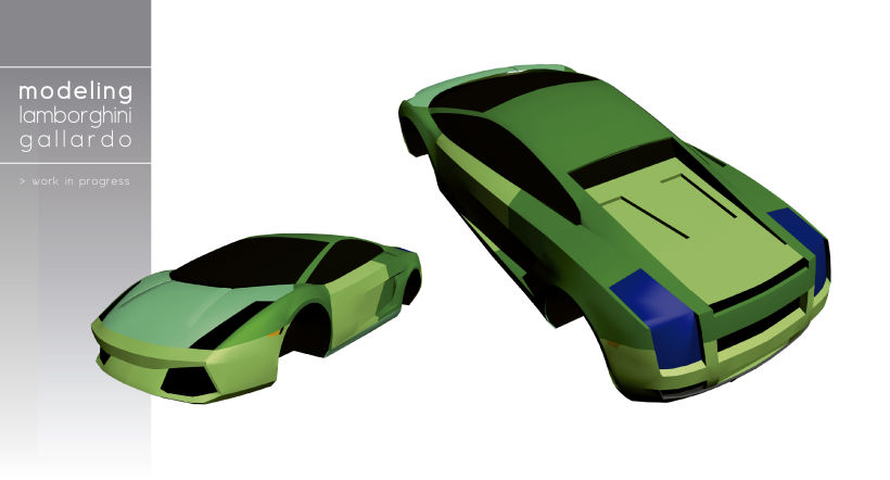 Modeling - Lamborghini Gallardo 0