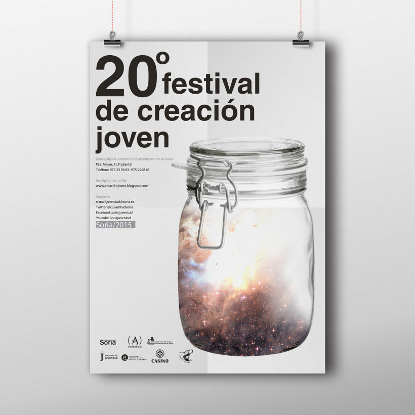 Diseño cartel 20º Festival Creación Joven -1
