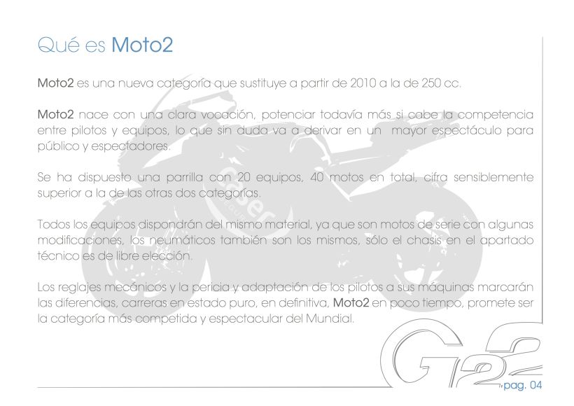 Dossier G22, Caser Moto2 Racing Team 3
