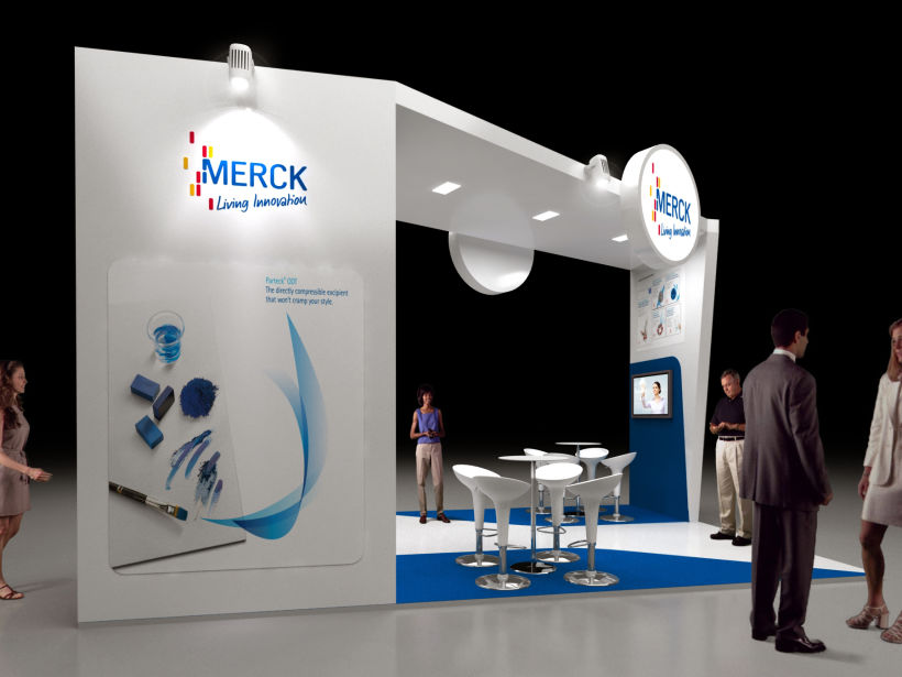 Diseño de Stand Merck Bio Spain, Alergias y Hospitality  3
