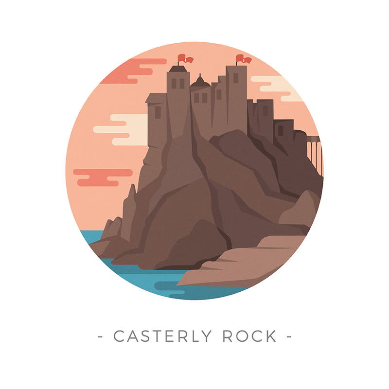 Game of Thrones landscapes - Illustrated icon set 6