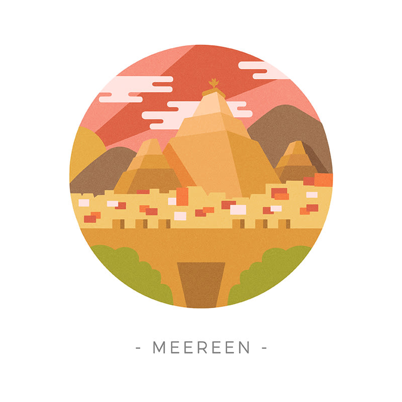 Game of Thrones landscapes - Illustrated icon set 10