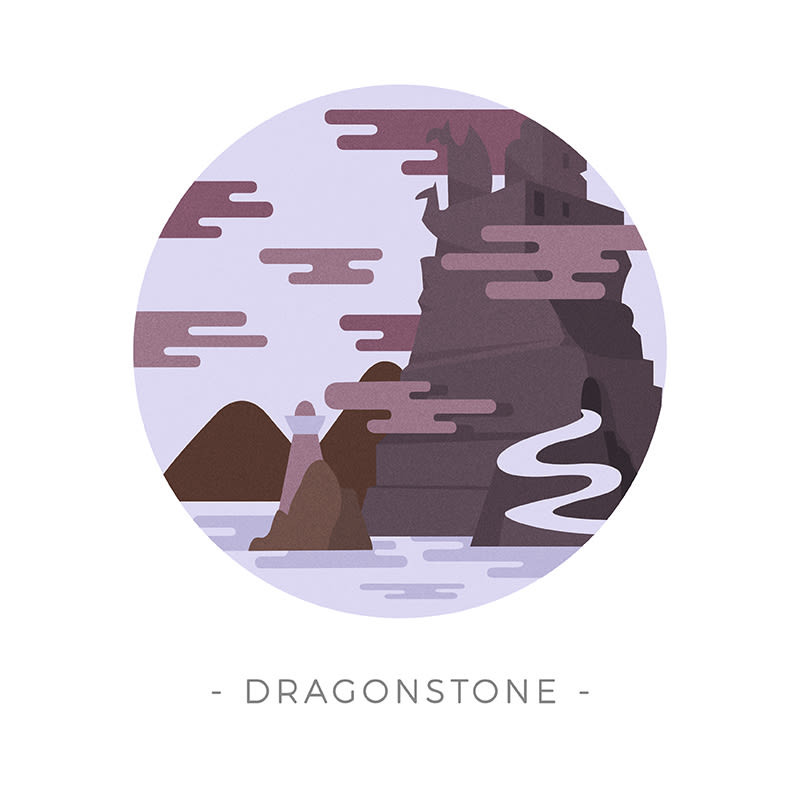 Game of Thrones landscapes - Illustrated icon set 12