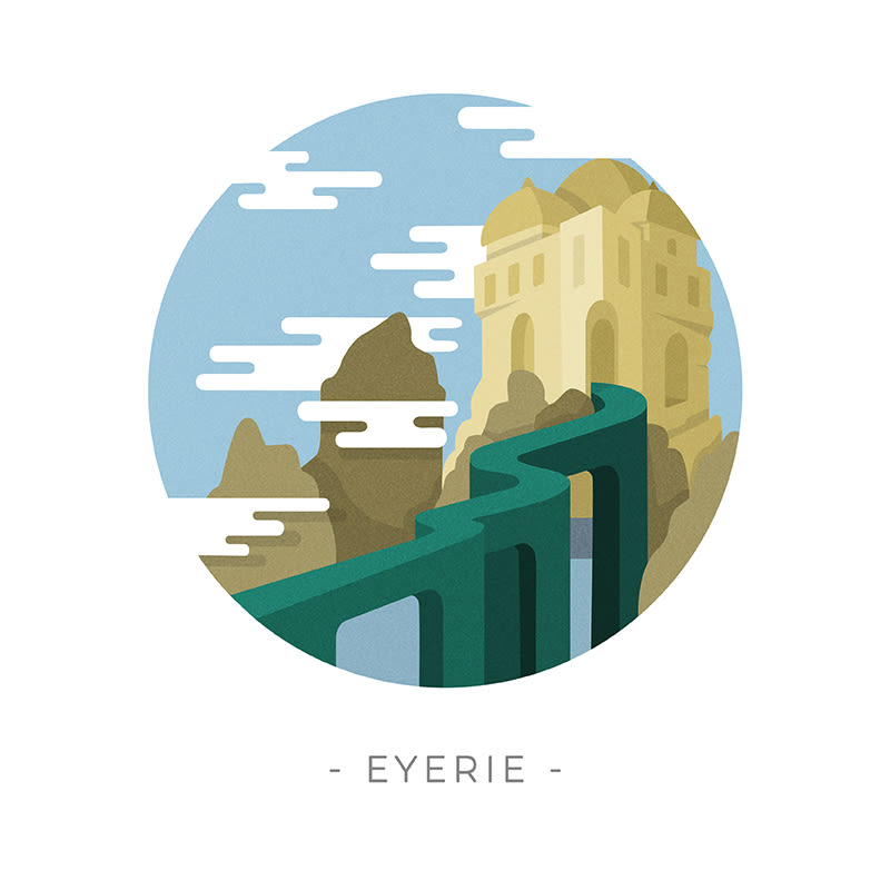 Game of Thrones landscapes - Illustrated icon set 14