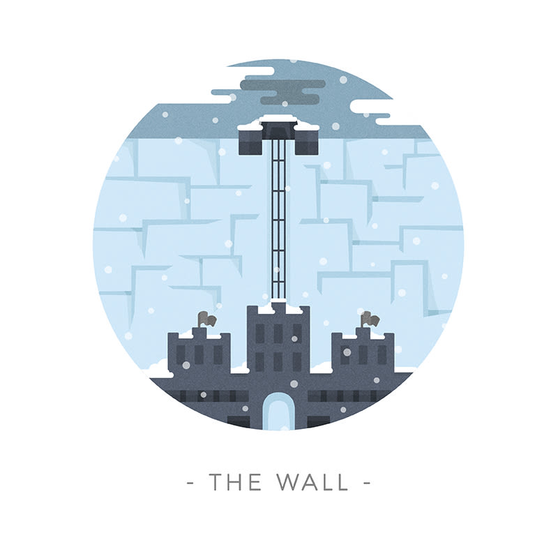Game of Thrones landscapes - Illustrated icon set 18