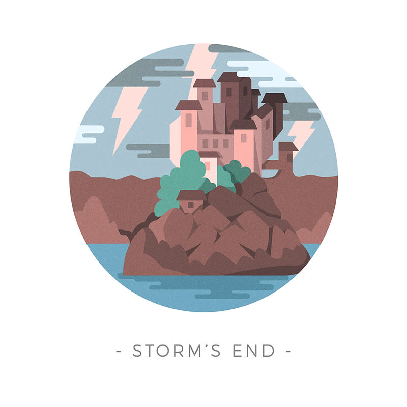 Game of Thrones landscapes - Illustrated icon set 20