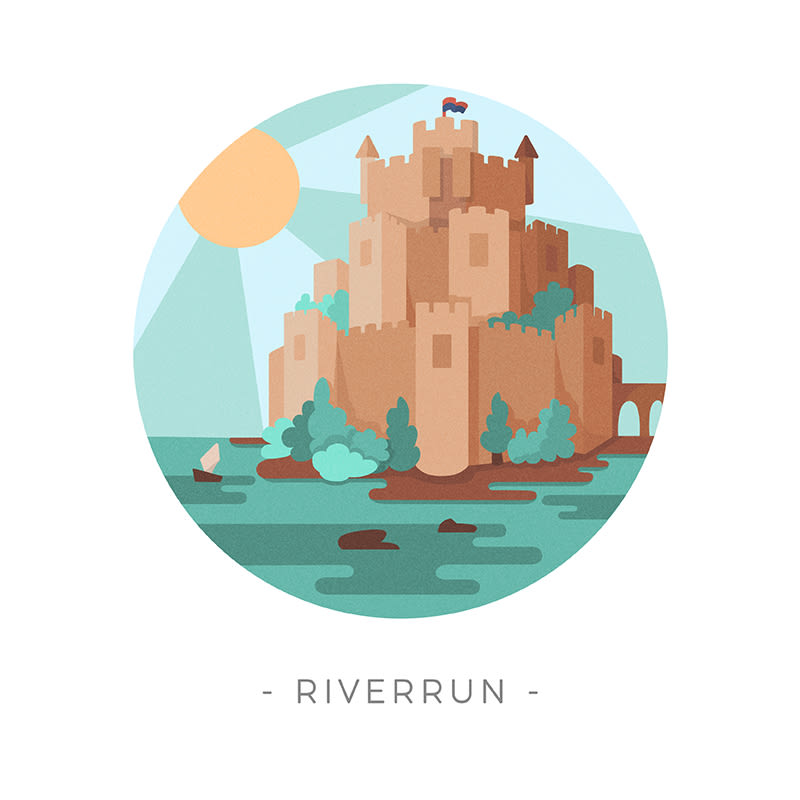 Game of Thrones landscapes - Illustrated icon set 24