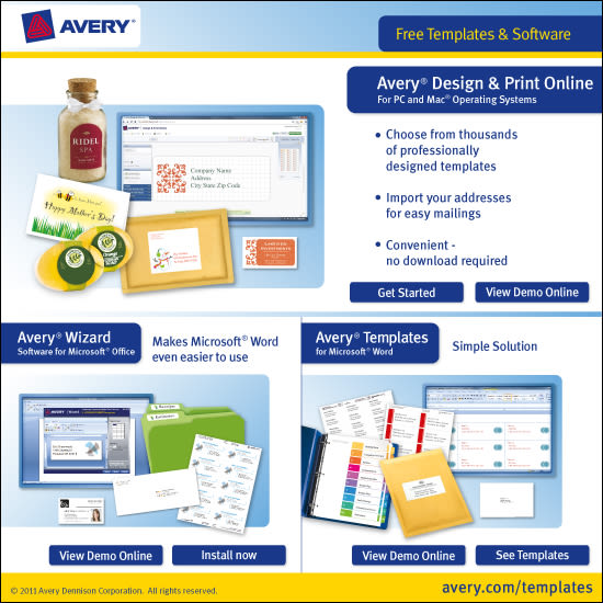 Software UI - Avery Free Templates & Software -1