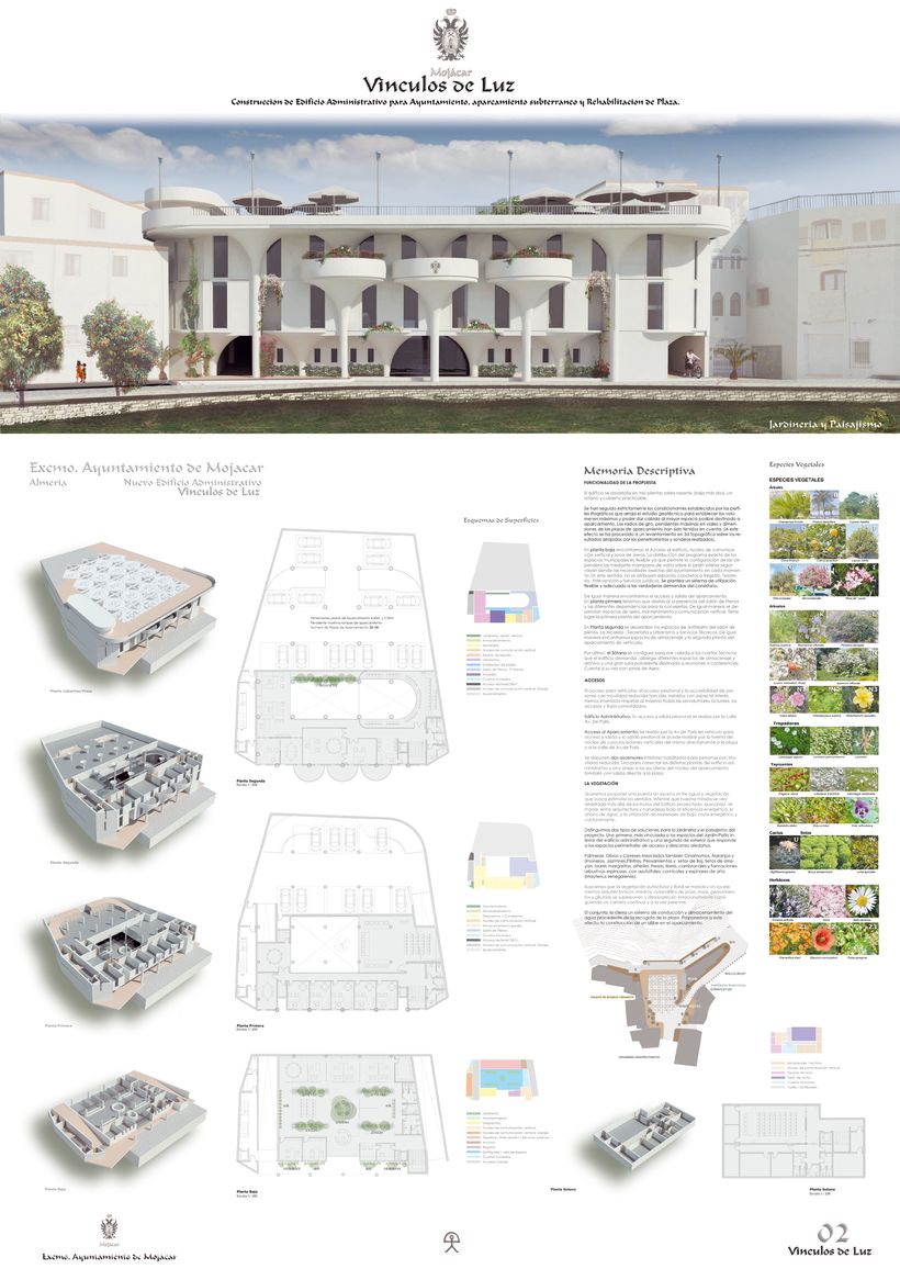 Infografía de Arquitectura de Mojácar. 1