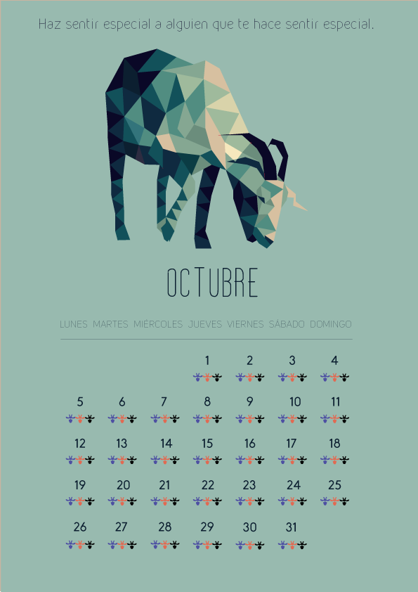 Diseño gráfico.Calendario2015 10