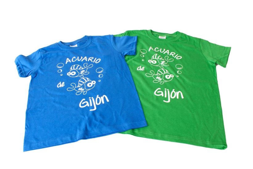 Diseño de camisetas para el Acuario de Gijón -1