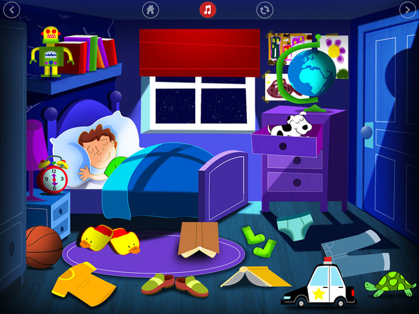 Bedtime is fun! iOS & Android App 2