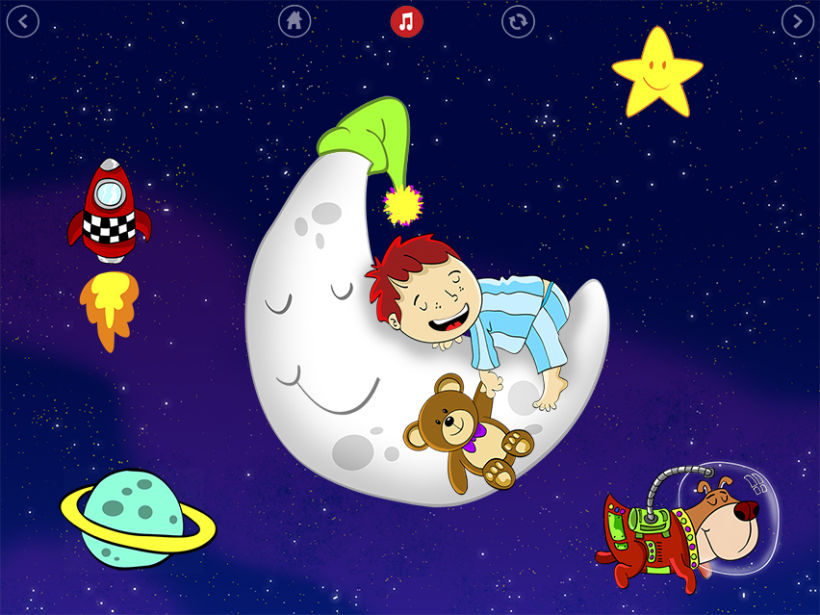 Bedtime is fun! iOS & Android App 1