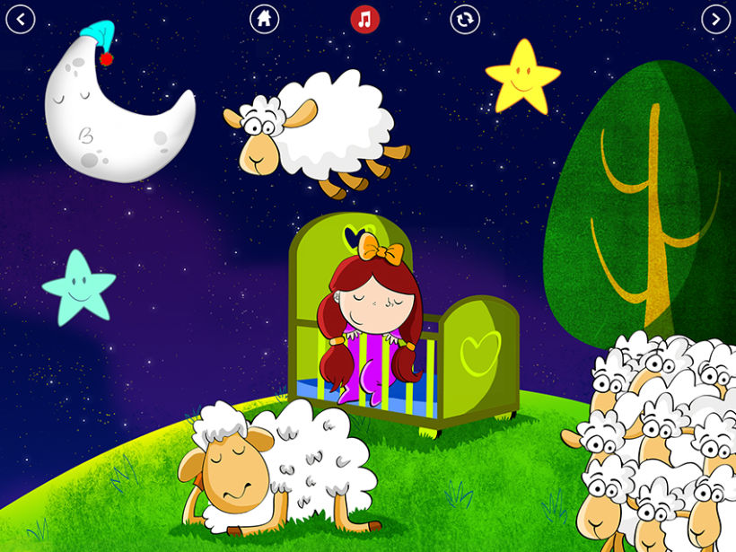 Bedtime is fun! iOS & Android App 3