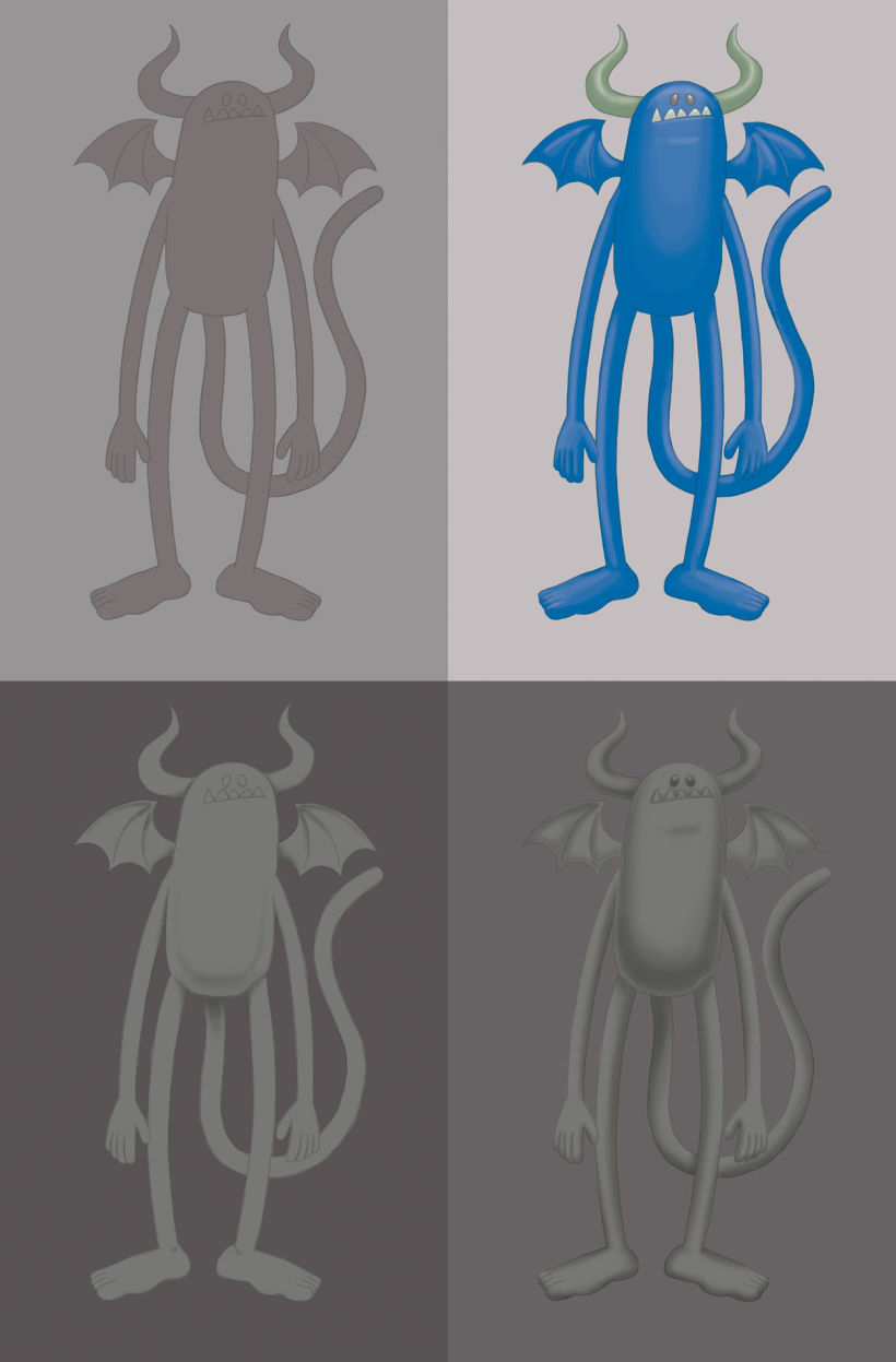 Criaturas, diseño de personaje -1