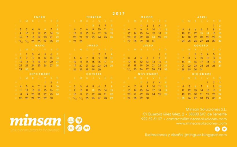 Calendario 2016 para Minsan Soluciones 15