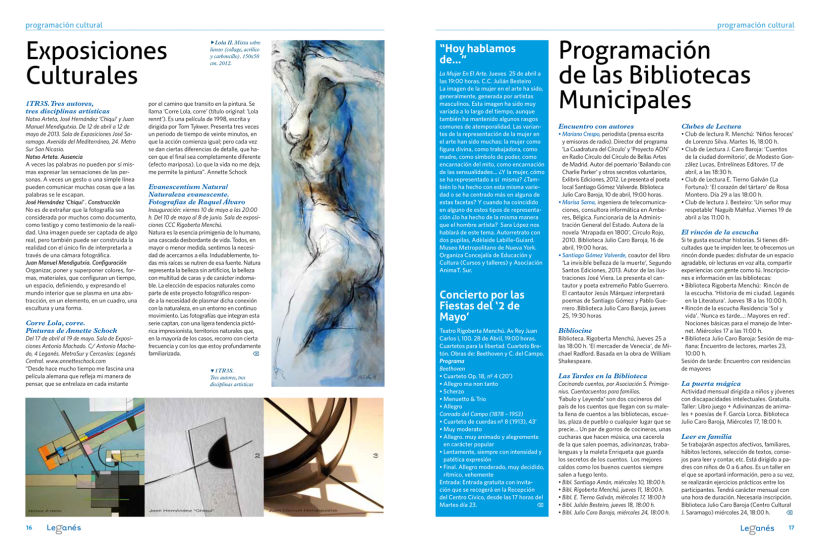 Boletín Municipal de Leganés (diseño y maquetación) 2