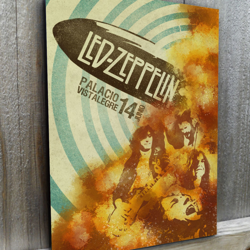 Cartel de Led Zeppelin 0