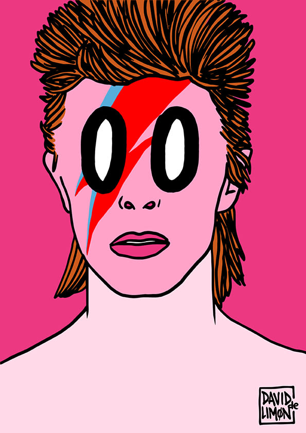 Ilustraciones tributo a David Bowie 0