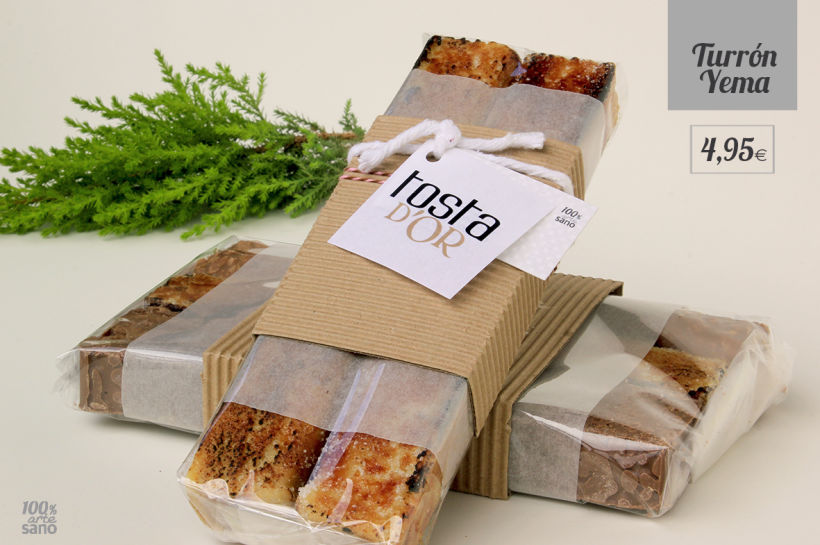 Packaging turrones artesanales TostaD´or 3