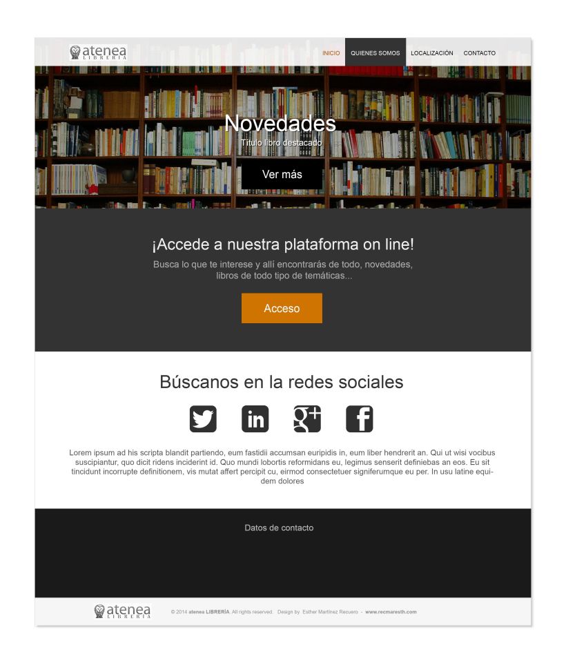 Design proposals for online libraryNuevo proyecto 4