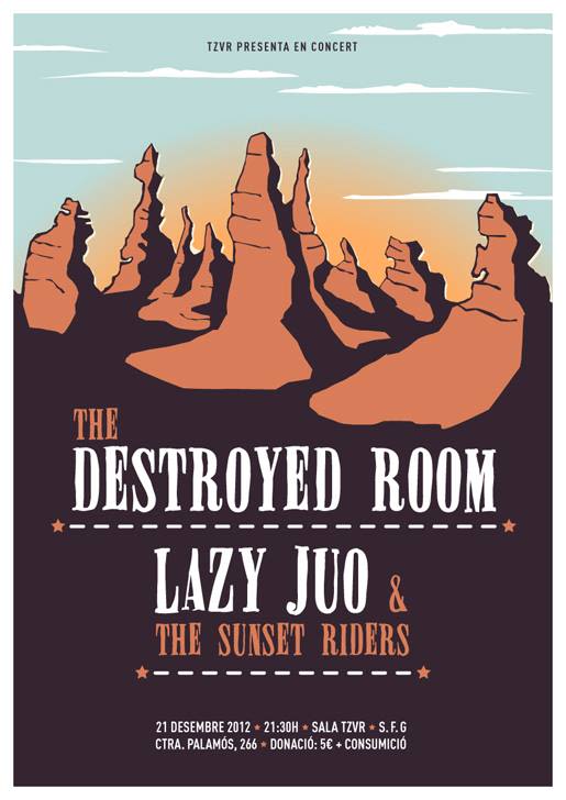 Cartel THE DESTROYED ROOM + LAZY JUO -1