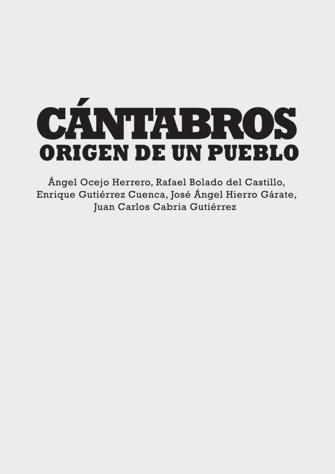 Artes del libro "CÁNTABROS - ORIGEN DE UN PUEBLO" 6