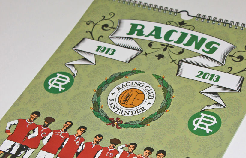 Calendario CENTENARIO REAL RACING CLUB / 1913-2013 1