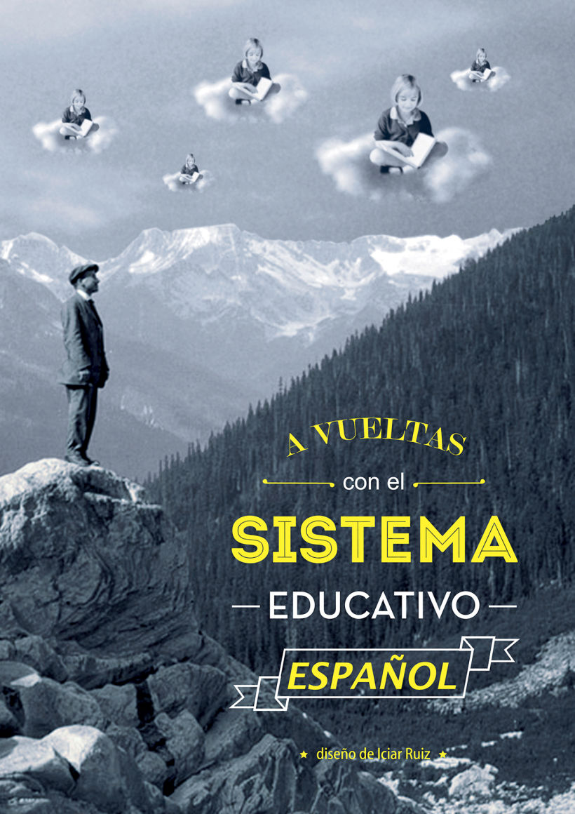 Editorial design of an information booklet about the Spanish education system. -1
