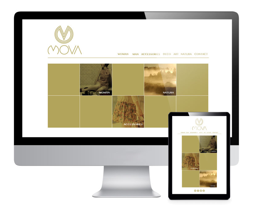 MovaBranding, Imagen Corporativa para una tienda + Papeliería + Diseño Web 4