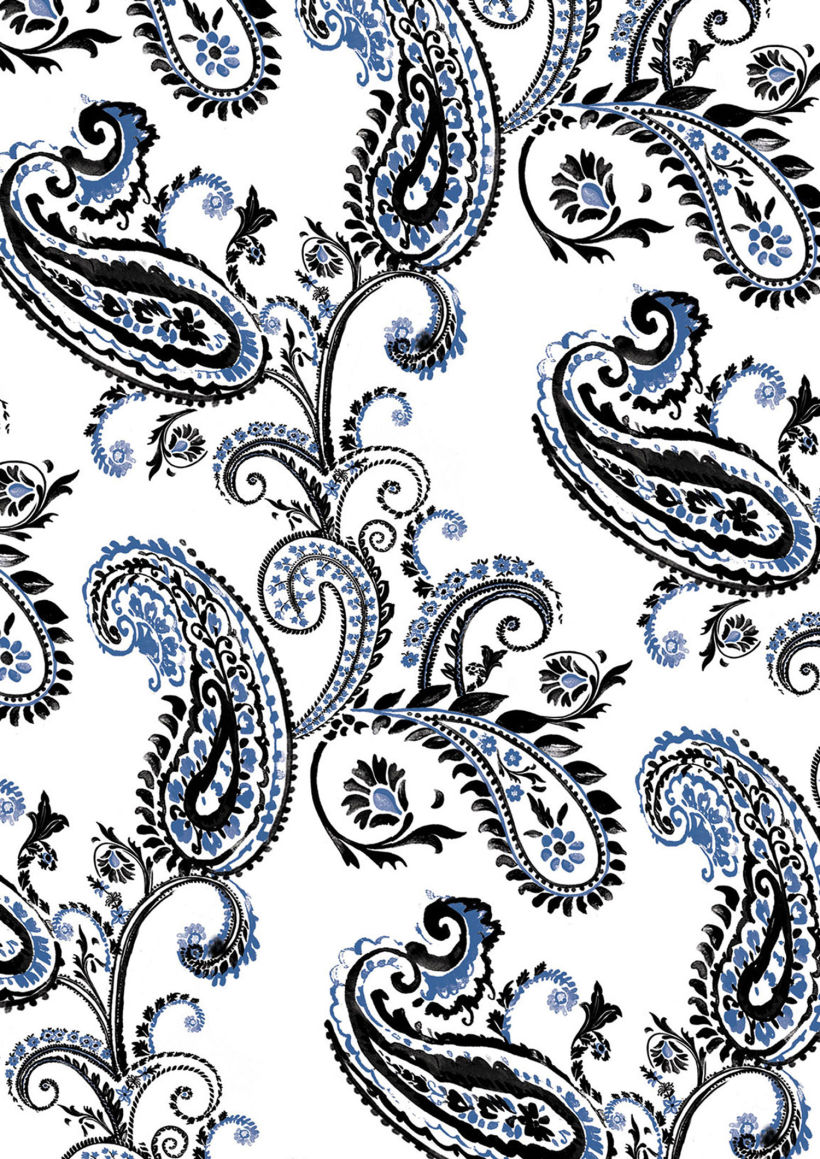 all over prints -paisley- 13