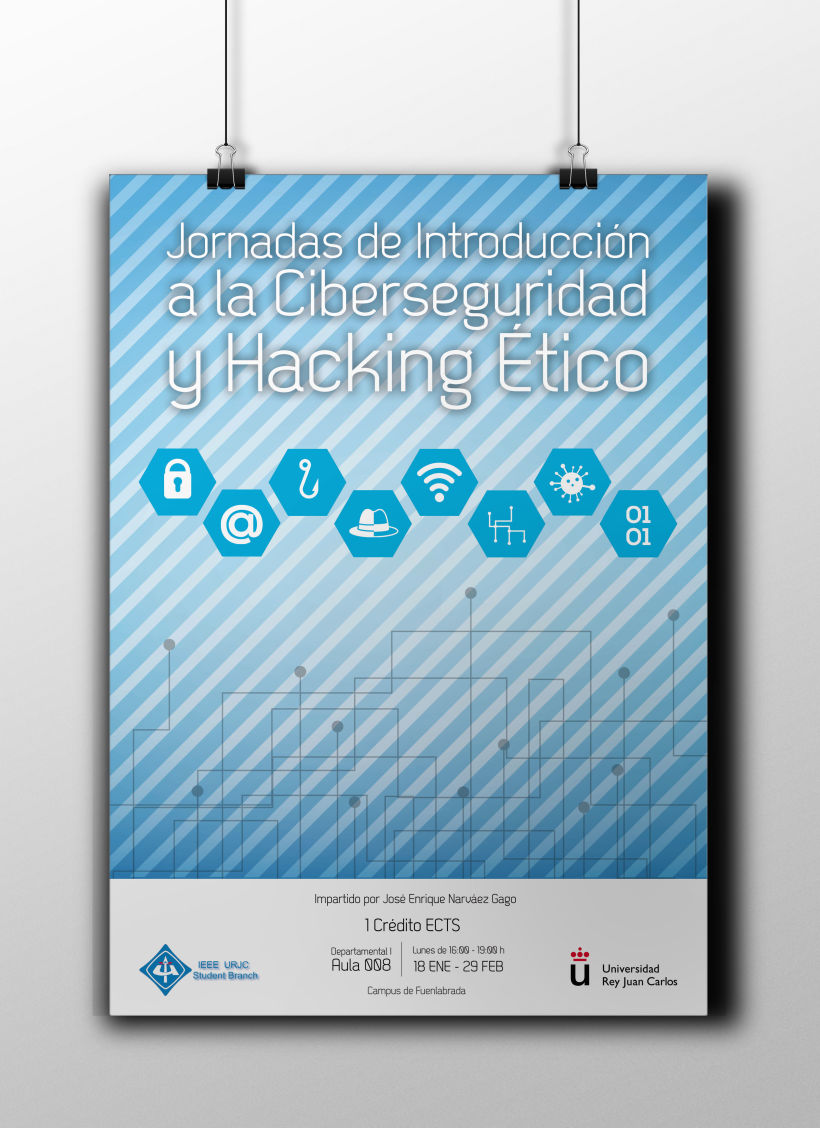 Diseño del cartel para curso de la URJC 0