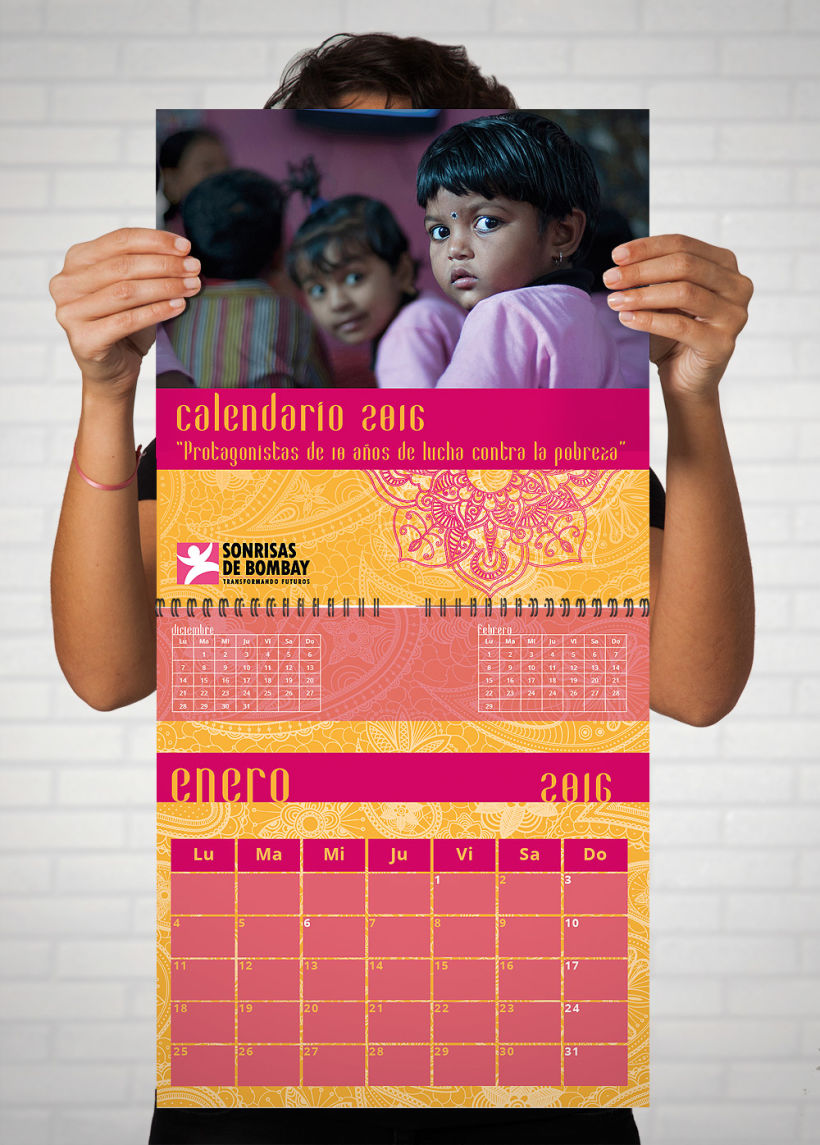 Calendario 2015, 2016 y las Tarjetas Navideñas - SONRISAS DE BOMBAY 1