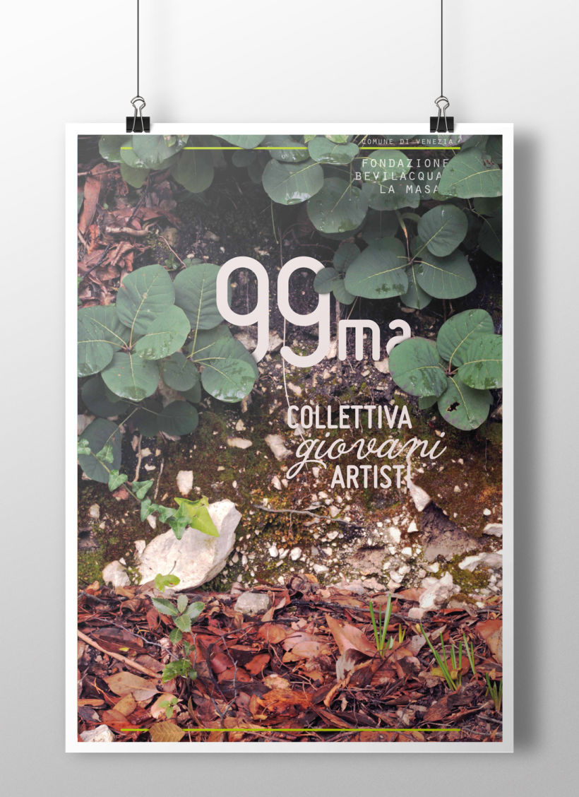 Carteles presentados al concurso para la 99ma Collettiva Giovani Artisti editado por Fondazione Bevilacqua La Masa (Venezia) 0