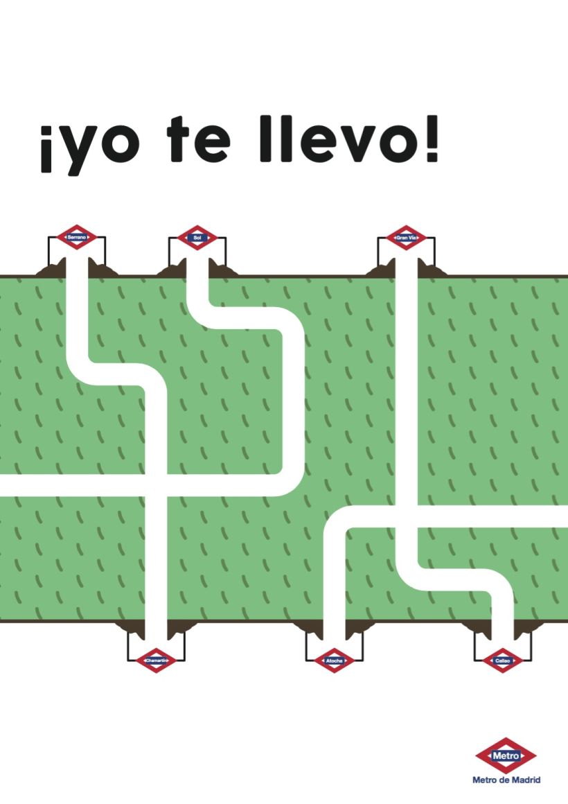 Cartel para fomentar el Metro de Madrid (Propuesta) -1