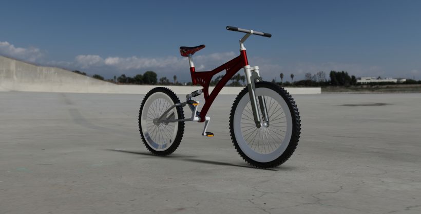 Diseño conceptual de bicicleta mountain bike -1