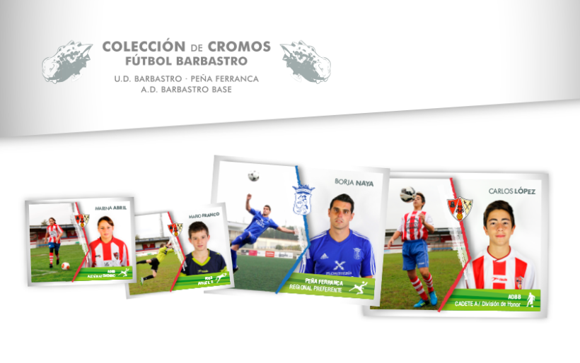 Álbum de cromos - Fútbol Barbastro 2015-2016 0