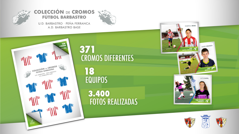 Álbum de cromos - Fútbol Barbastro 2015-2016 1